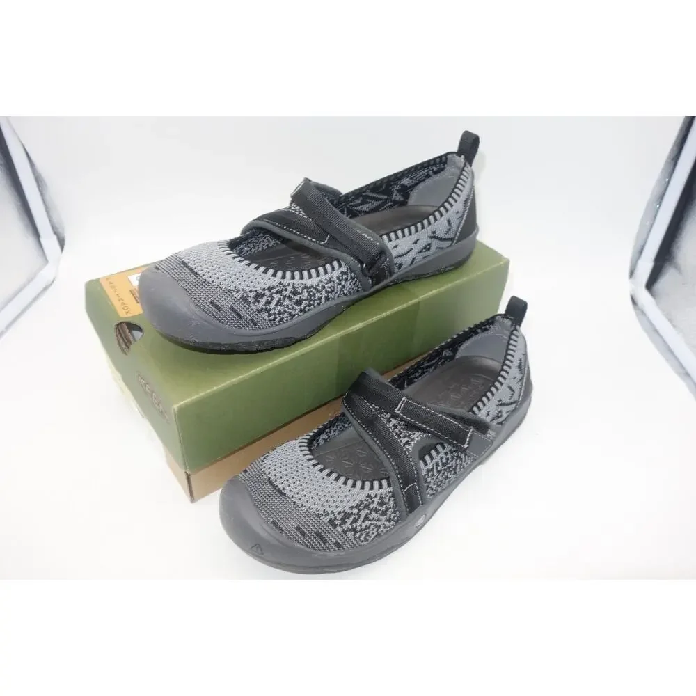 NEW Keen Moxie Sport Mary Jane Flat Sport Water Shoes Youth Gray Girls Size 6